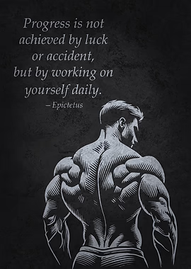 Progress is not achieved by luck or accident